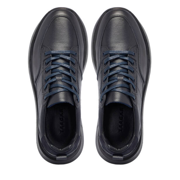Lacivert Deri Erkek Sneaker - E25S1AY57416-A31 - 5