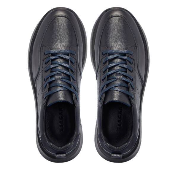 Lacivert Deri Erkek Sneaker - E25S1AY57416-A31 - 5