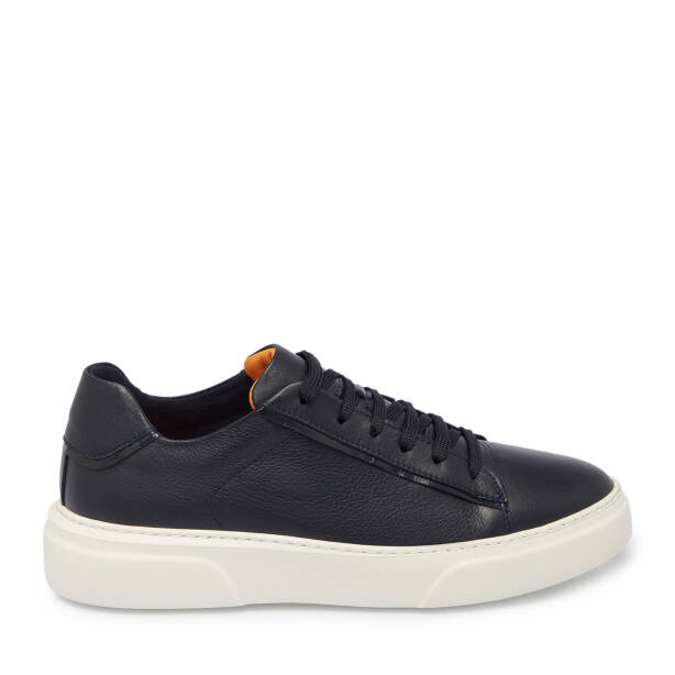 Lacivert Deri Erkek Sneaker - E25S1AY57430-A31 - 3