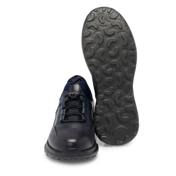 Lacivert Deri Erkek Sneaker - E25S1AY57438-A31 - 4
