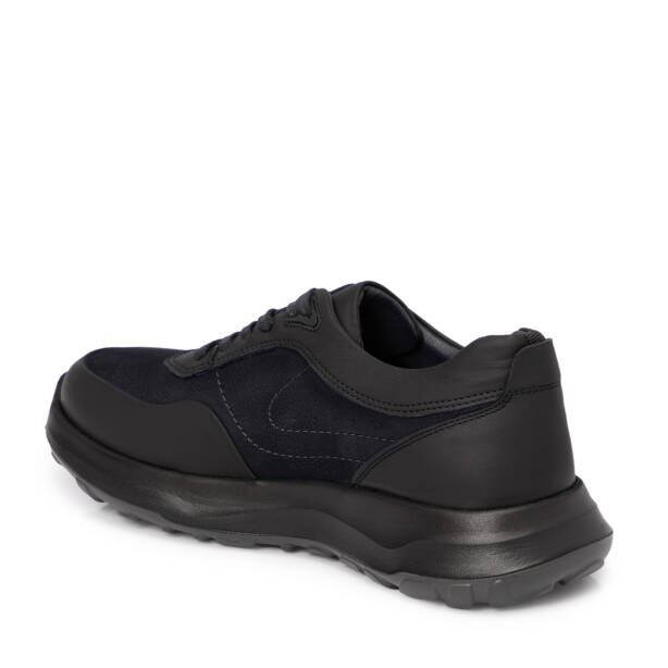 Lacivert Deri Erkek Sneaker - E25S1AY57439-C39 - 2