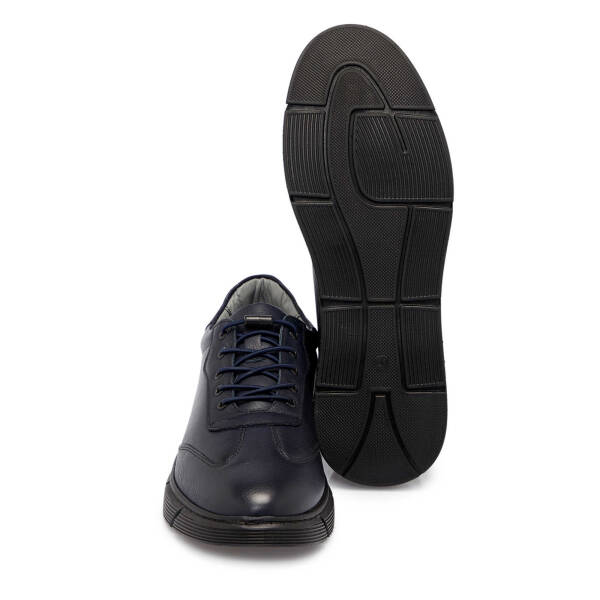 Lacivert Deri Erkek Sneaker - E25S1AY57450-A31 - 4