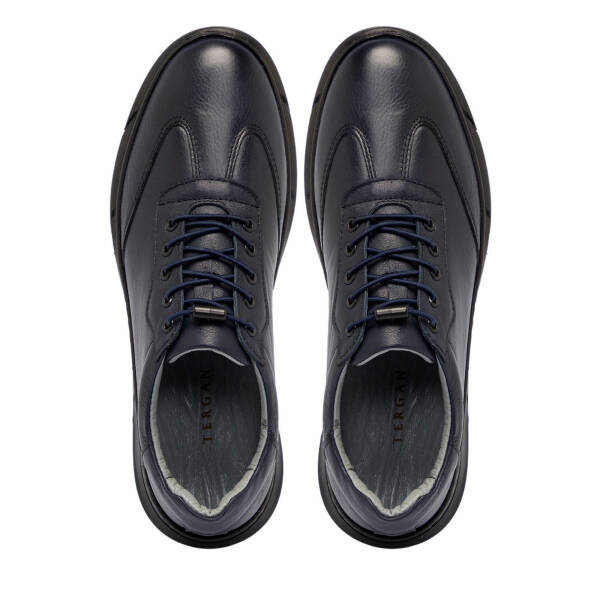 Lacivert Deri Erkek Sneaker - E25S1AY57450-A31 - 5
