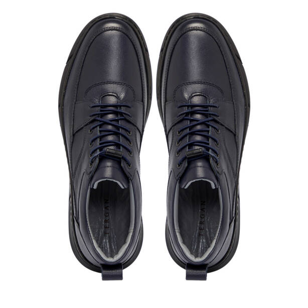 Lacivert Deri Erkek Sneaker - E25S1AY57451-A31 - 5