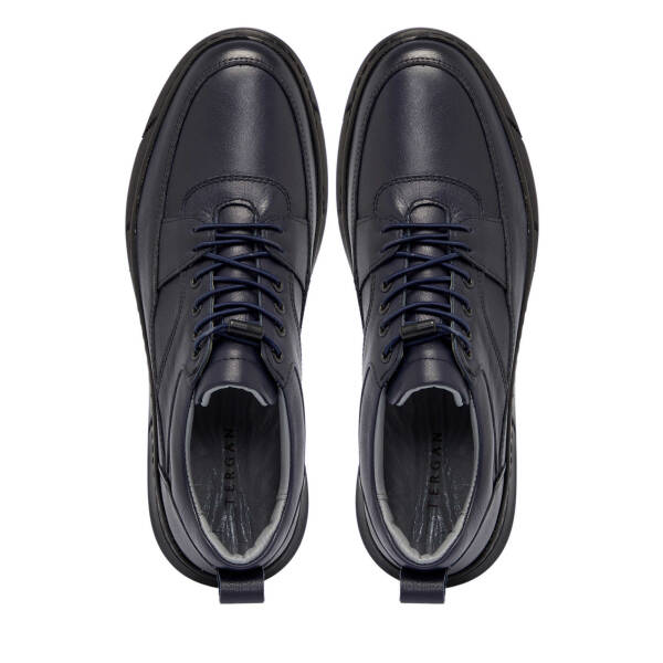 Lacivert Deri Erkek Sneaker - E25S1AY57451-A31 - 5