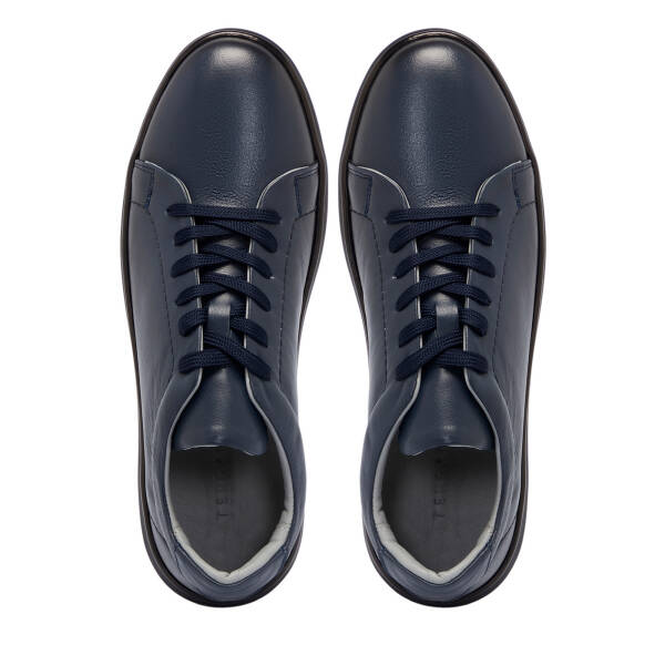 Lacivert Deri Erkek Sneaker - E25S1AY57520-A31 - 5
