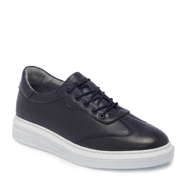 Lacivert Deri Erkek Sneaker - E25S1AY57526-A31 - 1