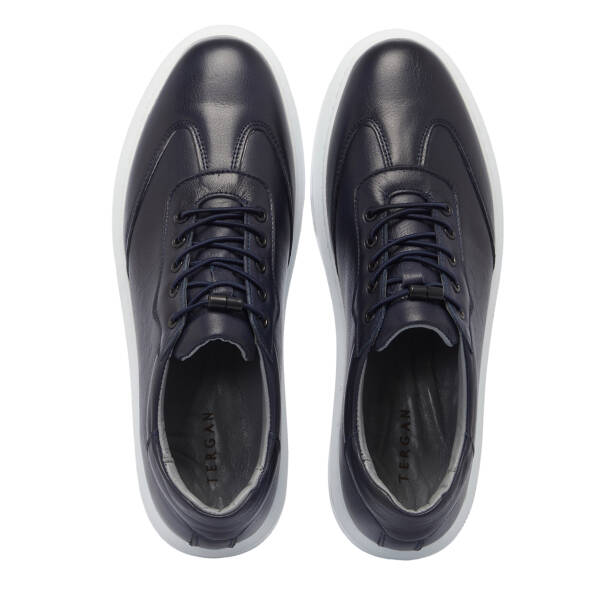 Lacivert Deri Erkek Sneaker - E25S1AY57526-A31 - 5