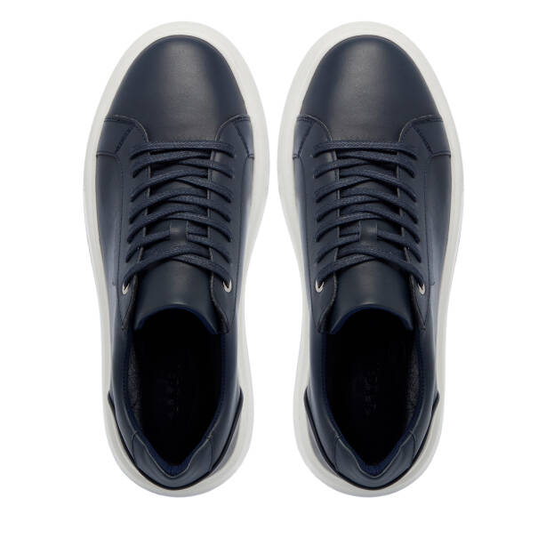 Lacivert Deri Erkek Sneaker - E25S1AY57537-A31 - 5