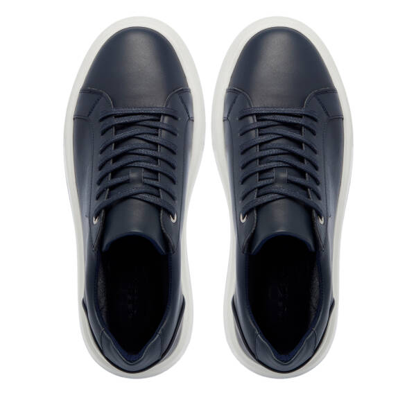 Lacivert Deri Erkek Sneaker - E25S1AY57537-A31 - 5