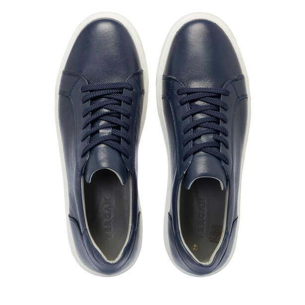 Lacivert Deri Erkek Sneaker - E25S1AY57538-A31 - 5