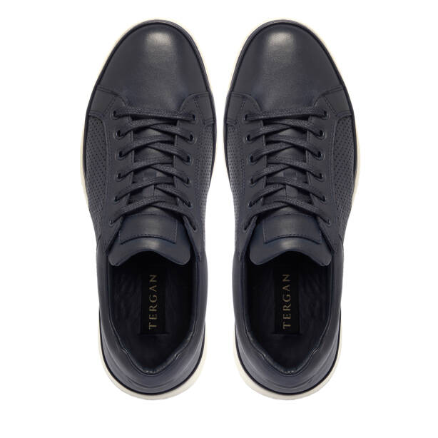 Lacivert Deri Erkek Sneaker - E25S1AY57541-A31 - 5