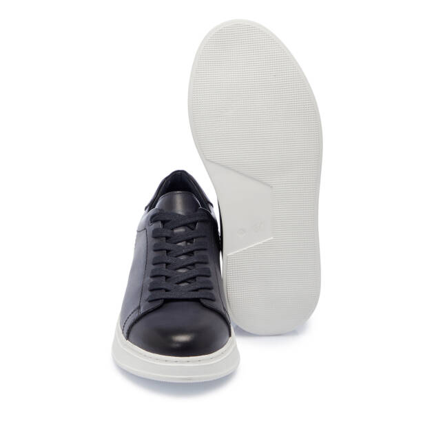 Lacivert Deri Erkek Sneaker - E25S1AY57542-A31 - 4