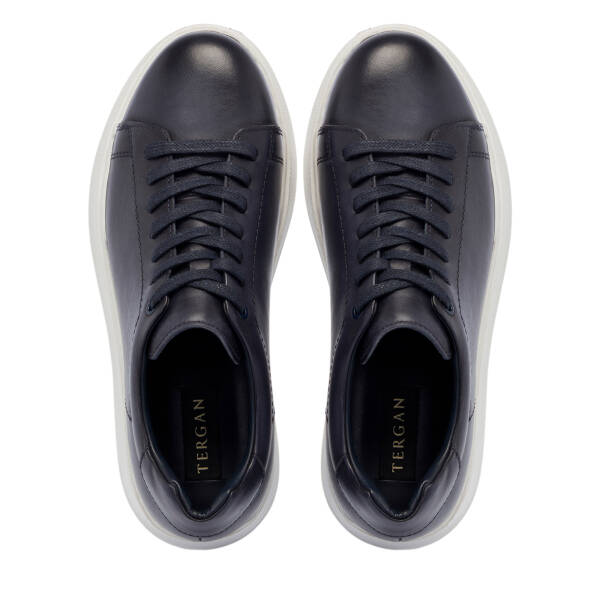 Lacivert Deri Erkek Sneaker - E25S1AY57542-A31 - 5