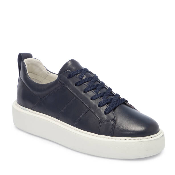 Lacivert Deri Erkek Sneaker - E25S1AY57545-A31 - 1