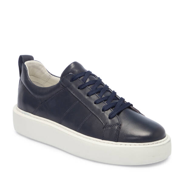 Lacivert Deri Erkek Sneaker - E25S1AY57545-A31 - 1