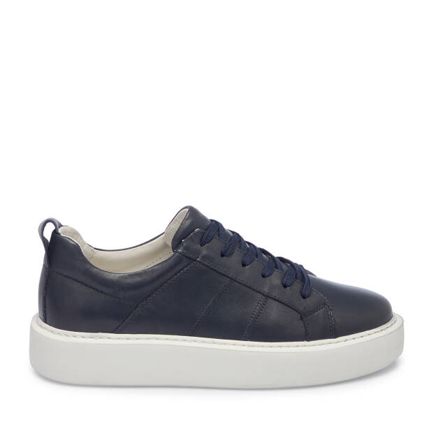 Lacivert Deri Erkek Sneaker - E25S1AY57545-A31 - 3