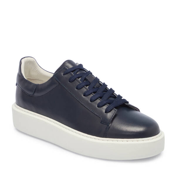 Lacivert Deri Erkek Sneaker - E25S1AY57546-A31 - 1