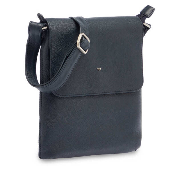 Lacivert Deri Kadın Çapraz Askılı Çanta - S1AC00002955-I91 - 2