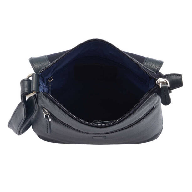 Lacivert Deri Kadın Çapraz Askılı Çanta - S1AC00002955-I91 - 4