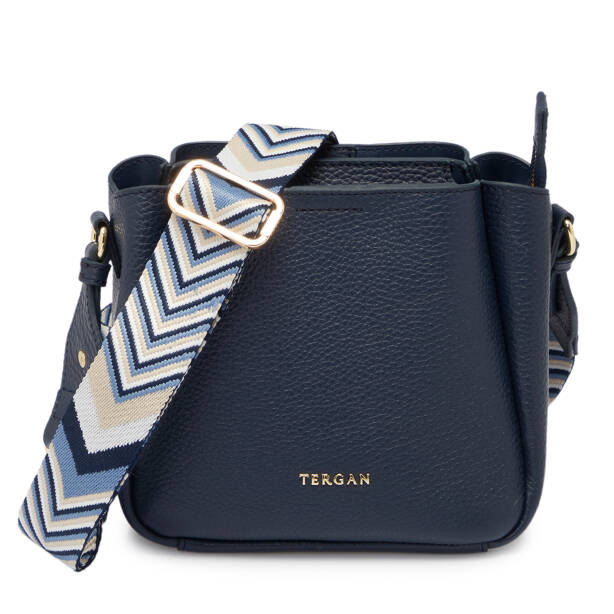 Lacivert Deri Kadın Çapraz Askılı Çanta - S25K1BC80466-U8F - 1