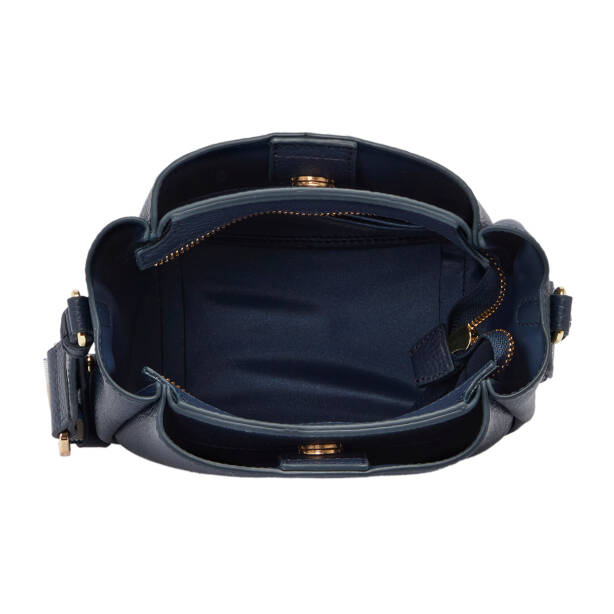 Lacivert Deri Kadın Çapraz Askılı Çanta - S25K1BC80466-U8F - 4