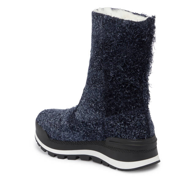 Lacivert Deri Kadın Casual Bot - K24K1BT67520-A31 - 2