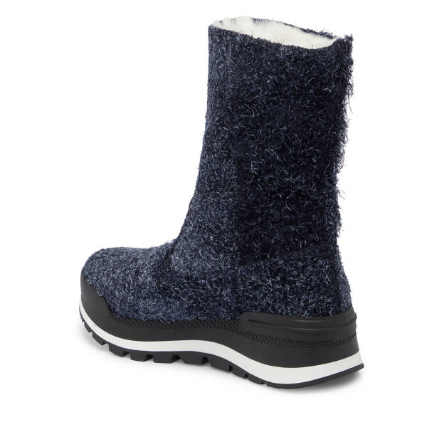 Lacivert Deri Kadın Casual Bot - K24K1BT67520-A31 - 2