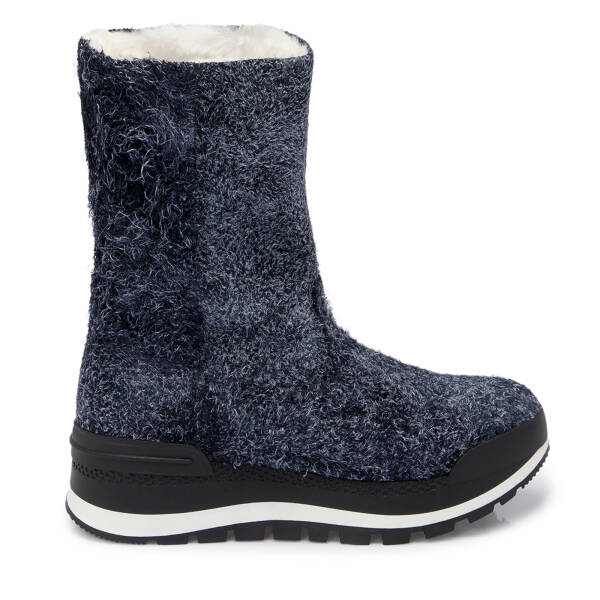 Lacivert Deri Kadın Casual Bot - K24K1BT67520-A31 - 3