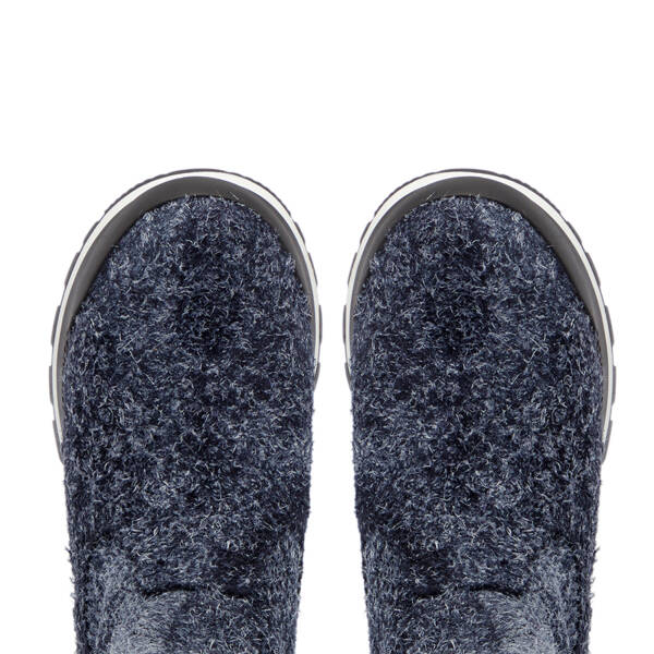 Lacivert Deri Kadın Casual Bot - K24K1BT67520-A31 - 5