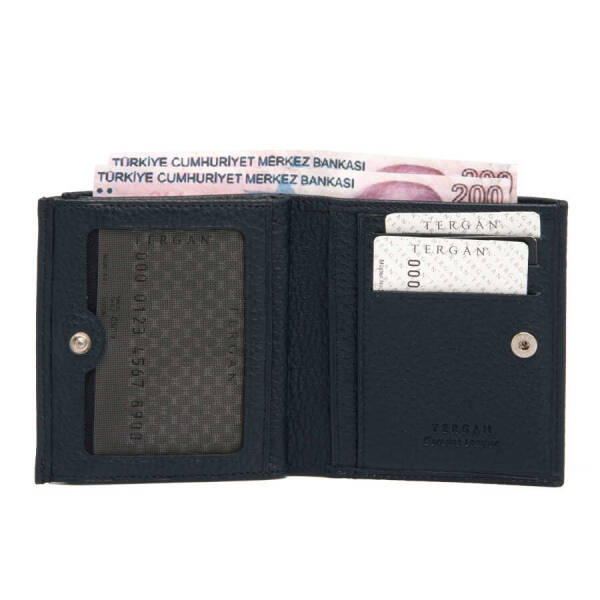 Lacivert Hakiki Deri Kadın Cüzdan - S1CB00005627-A38 - 2