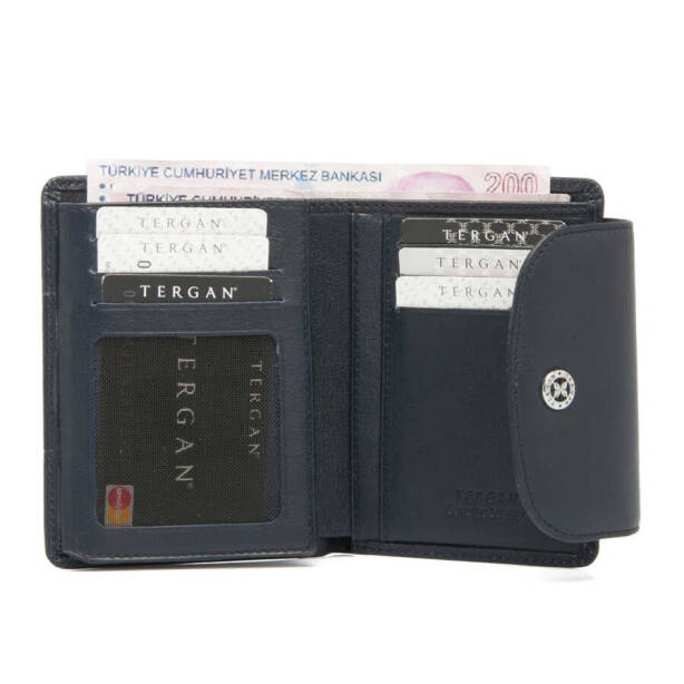 Lacivert Hakiki Deri Kadın Cüzdan - S1CB00005714-I91 - 3