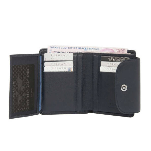 Lacivert Deri Kadın Cüzdan - S1CB00005714-I91 - 4