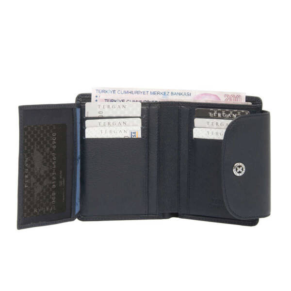 Lacivert Deri Kadın Cüzdan - S1CB00005714-I91 - 4