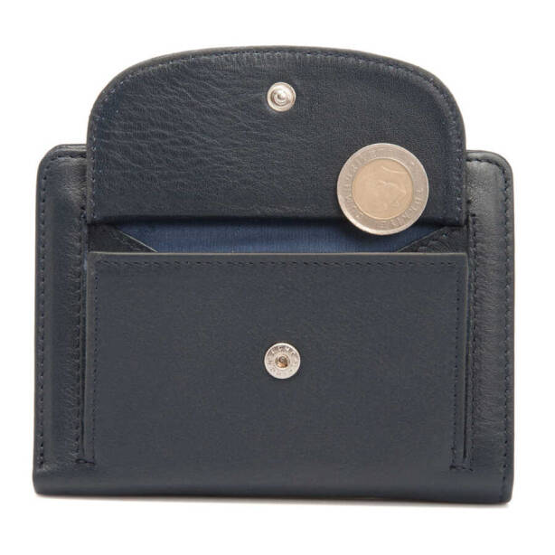 Lacivert Deri Kadın Cüzdan - S1CB00005714-I91 - 5