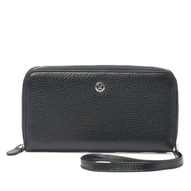 Lacivert Hakiki Deri Kadın Cüzdan - S1CB00005734-A38 - 2