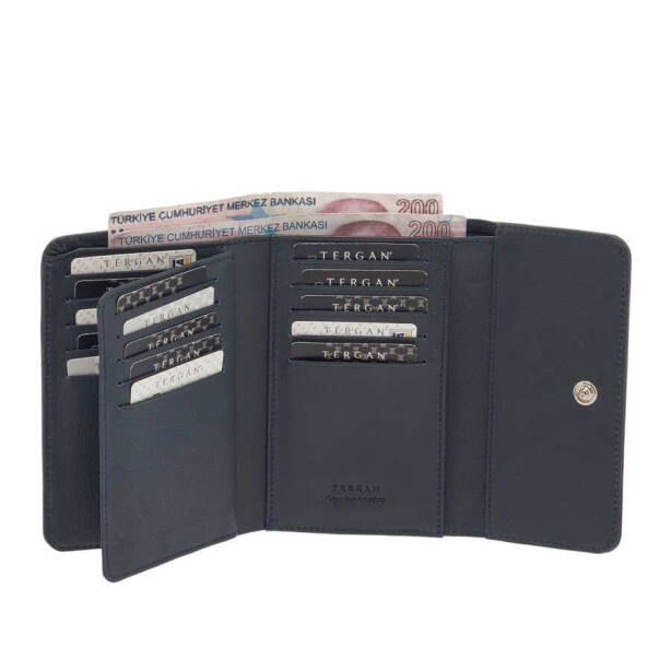 Lacivert Deri Kadın Cüzdan - S1CB00005788-I91 - 2