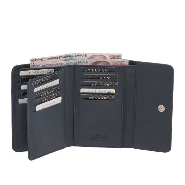 Lacivert Deri Kadın Cüzdan - S1CB00005788-I91 - 2