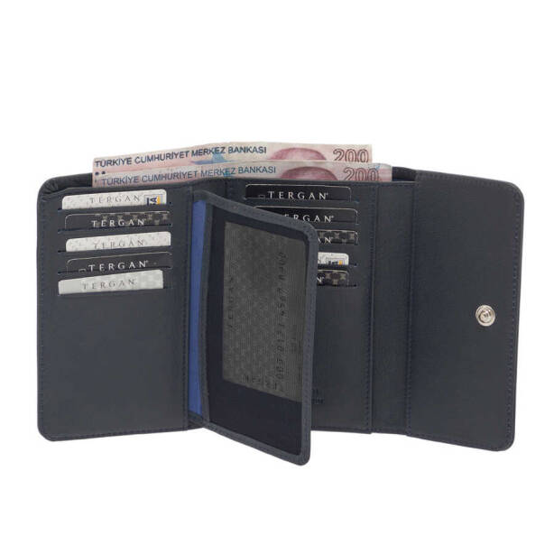 Lacivert Deri Kadın Cüzdan - S1CB00005788-I91 - 3