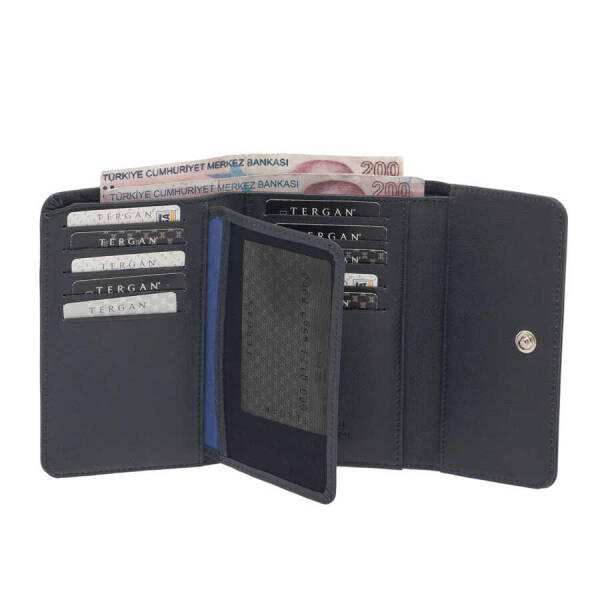 Lacivert Deri Kadın Cüzdan - S1CB00005788-I91 - 3