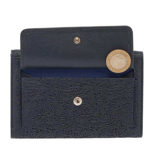 Lacivert Deri Kadın Cüzdan - S1CB00005788-I91 - 4