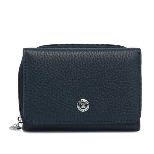 Lacivert Hakiki Deri Kadın Cüzdan - S1CB00005798-A38 