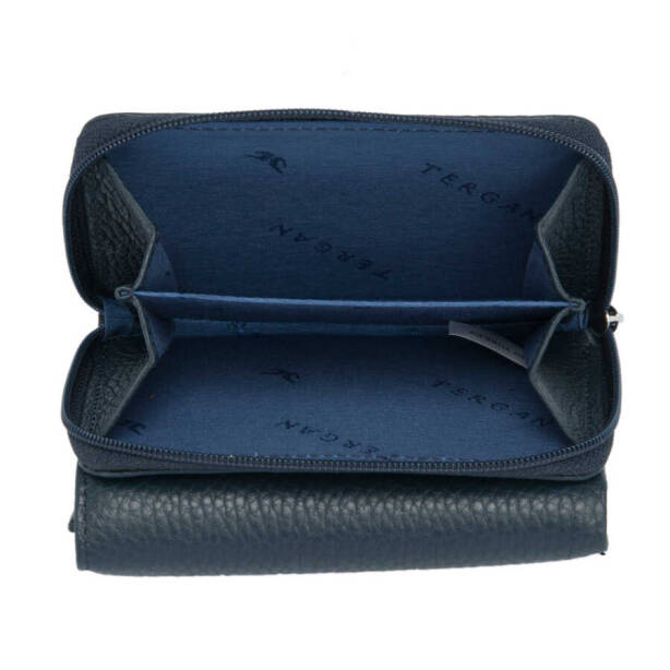 Lacivert Hakiki Deri Kadın Cüzdan - S1CB00005798-A38 - 4