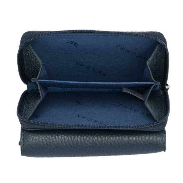 Lacivert Hakiki Deri Kadın Cüzdan - S1CB00005798-A38 - 4