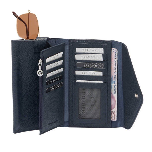 Lacivert Deri Kadın Cüzdan - S1CB00005811-A38 - 4