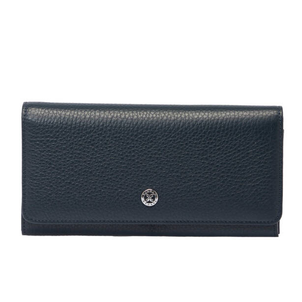 Lacivert Deri Kadın Cüzdan - S1CB00005818-A38 - 2