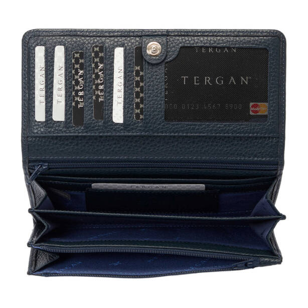 Lacivert Deri Kadın Cüzdan - S1CB00005818-A38 - 3