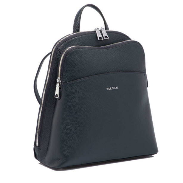 Lacivert Hakiki Deri Kadın Sırt Çantası - S1SR00079802-A38 - 2