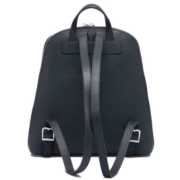 Lacivert Hakiki Deri Kadın Sırt Çantası - S1SR00079802-A38 - 3