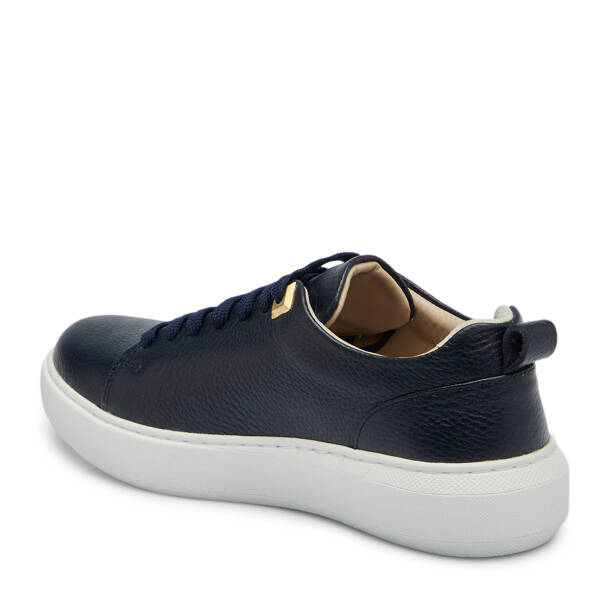 Lacivert Hakiki Deri Kadın Sneaker - K25S1AY68140-A38 - 3